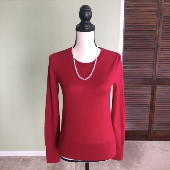 GAP Sweaters - Red Merino Wool Sweater